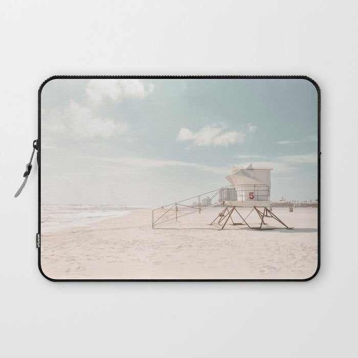 Lifeguard Tower California Beach Laptop Sleeve Gallery Image 1