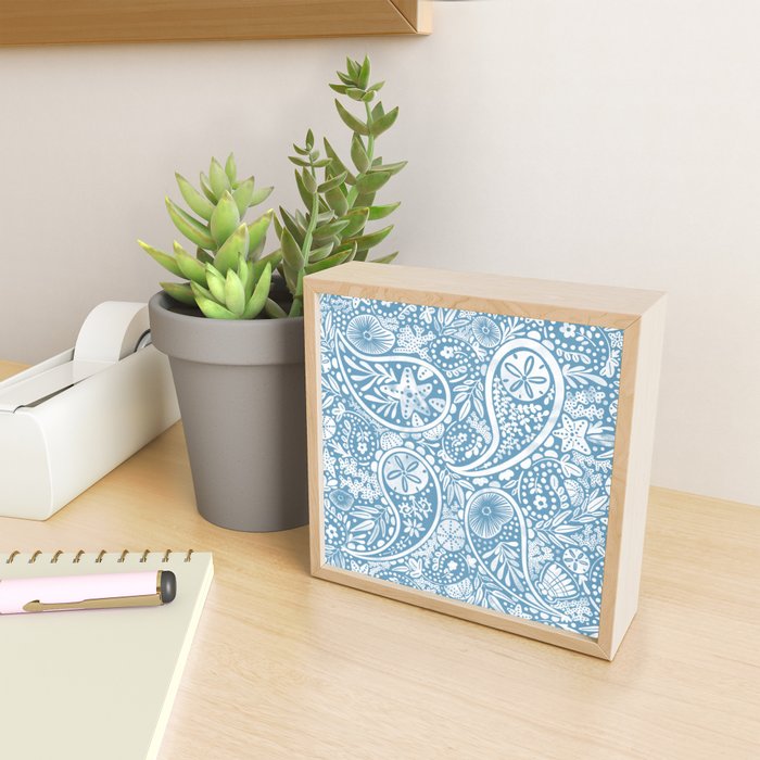 Oceanic Paisley Charm Mini Art Print Gallery Image 2
