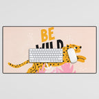 Be Wild: The Peach Edition Desk Mat Gallery Image 1