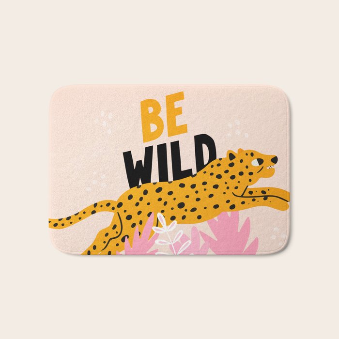 Be Wild: The Peach Edition Bath Mat Gallery Image 1
