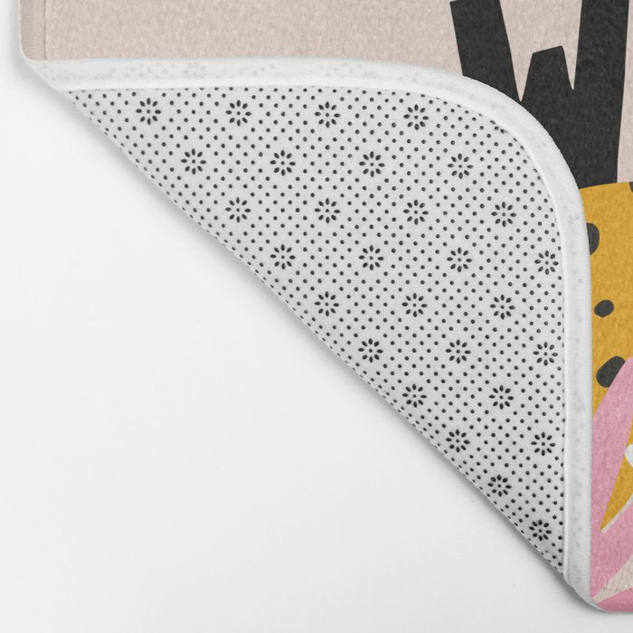 Be Wild: The Peach Edition Bath Mat Gallery Image 2