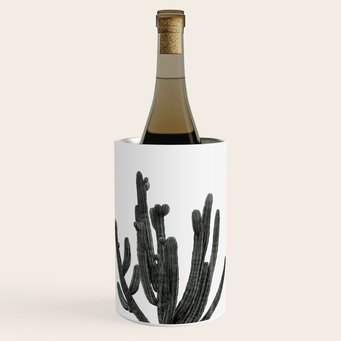 Black and White Cactus Wine Chiller Gallery Image 1