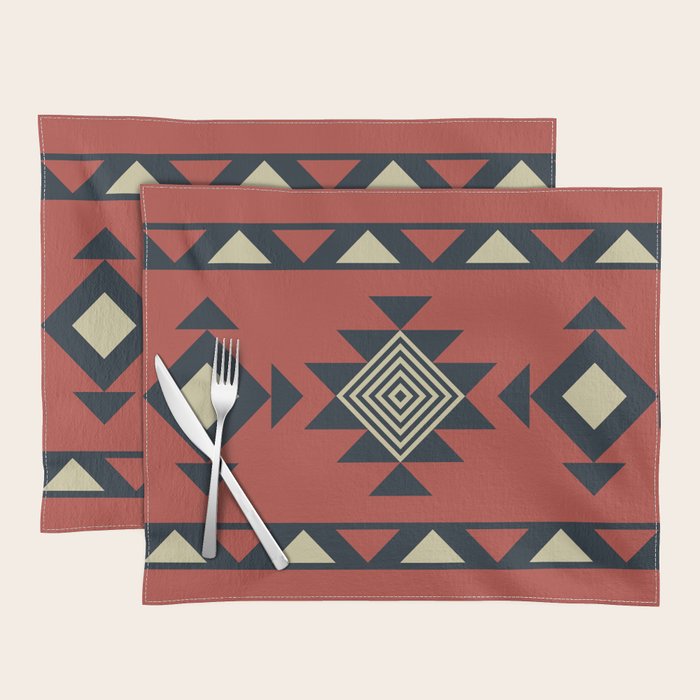 Aztec pattern Placemat Gallery Image 1