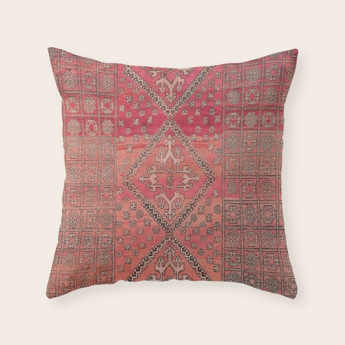 Bohemian Carpet Throw Pillow Gallery Image 6