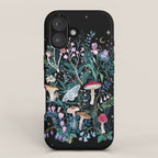 Night Mushrooms iPhone Case Gallery Image 1