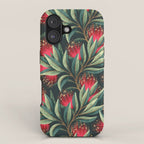 Pohutukawa - Red / Natural Green iPhone Case Gallery Image 1