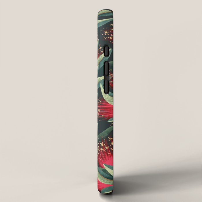 Pohutukawa - Red / Natural Green iPhone Case Gallery Image 2