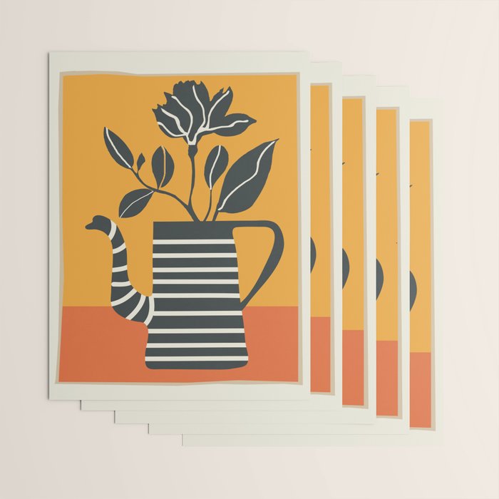 Teapot Garden 4 Wrapping Paper Gallery Image 3