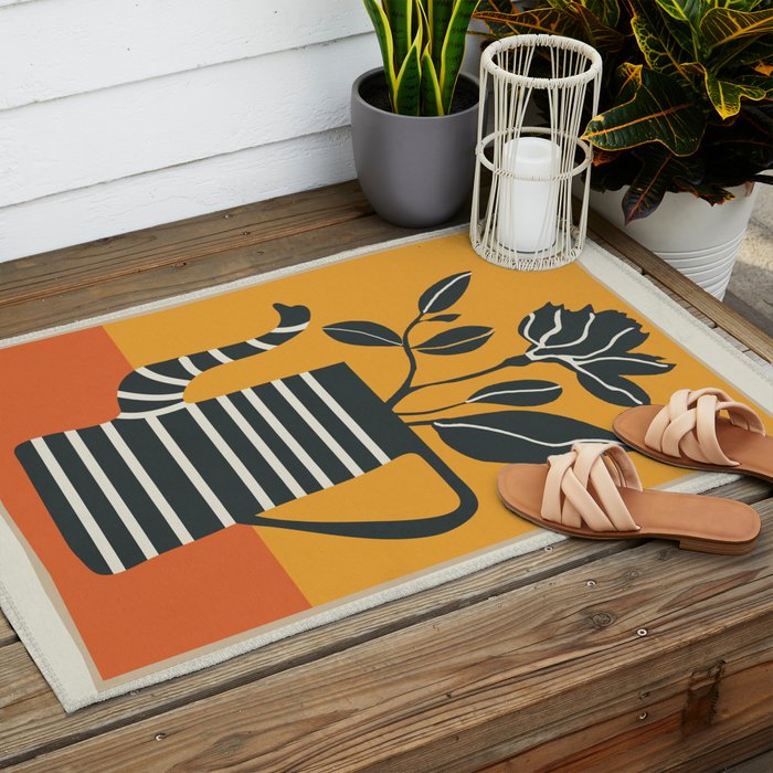 Teapot Garden 4 Outdoor Rug Gallery Image 2