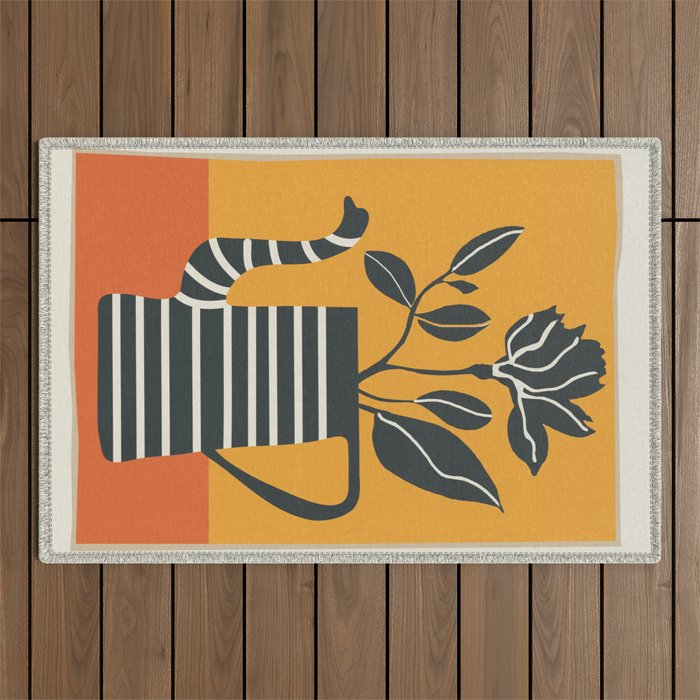 Teapot Garden 4 Outdoor Rug Gallery Image 1