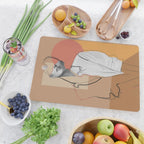 Minimalist Girl2 Cutting Board Gallery Image 2