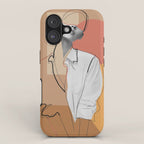 Minimalist Girl2 iPhone Case Gallery Image 1