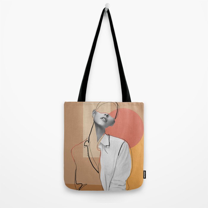 Minimalist Girl2 Tote Bag Gallery Image 2
