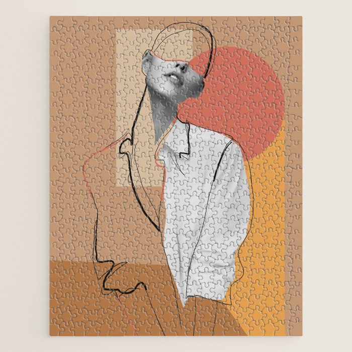 Minimalist Girl2 Jigsaw Puzzle Gallery Image 1