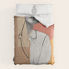 Minimalist Girl2 Comforter Gallery Image 6