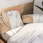 Minimalist Girl2 Pillow Sham Gallery Image 2