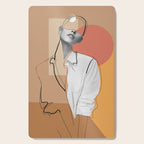 Minimalist Girl2 Cutting Board Gallery Image 1