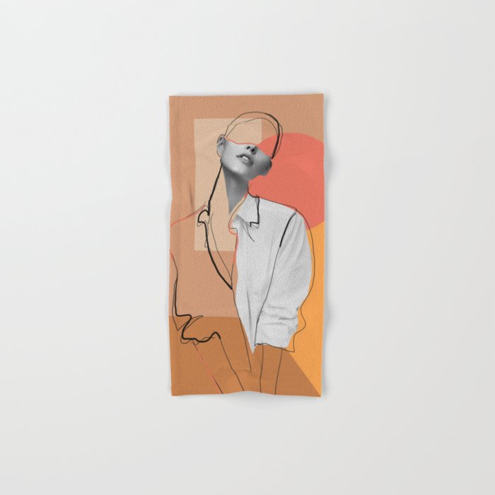 Minimalist Girl2 Towels Gallery Image 1