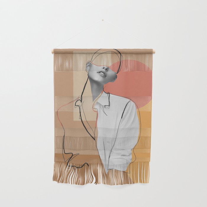Minimalist Girl2 Wall Hanging Gallery Image 1