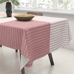 Color Block Line Pattern XIII Tablecloth Gallery Image 3