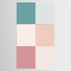 Color Block Line Pattern XIII Tablecloth Gallery Image 2