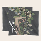 Minimal Collage/ Hand, Plants and Butterflies 5 Placemat Gallery Image 1