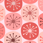 Atomic Dots Midcentury Modern Space Age Pattern in Blush Pink Tones Coffee Mug Gallery Image 2