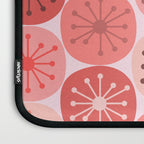 Atomic Dots Midcentury Modern Space Age Pattern in Blush Pink Tones Laptop Sleeve Gallery Image 3