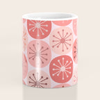 Atomic Dots Midcentury Modern Space Age Pattern in Blush Pink Tones Coffee Mug Gallery Image 4
