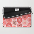 Atomic Dots Midcentury Modern Space Age Pattern in Blush Pink Tones Laptop Sleeve Gallery Image 2