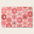 Atomic Dots Midcentury Modern Space Age Pattern in Blush Pink Tones Cutting Board Gallery Image 1