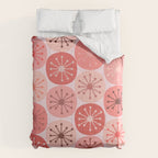 Atomic Dots Midcentury Modern Space Age Pattern in Blush Pink Tones Comforter Gallery Image 6