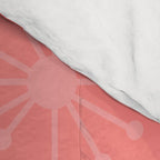Atomic Dots Midcentury Modern Space Age Pattern in Blush Pink Tones Comforter Gallery Image 4