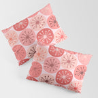 Atomic Dots Midcentury Modern Space Age Pattern in Blush Pink Tones Pillow Sham Gallery Image 3