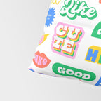 Retro funny sticker quote label pattern Pillow Sham Gallery Image 4