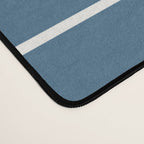 Minimal Arch XXXIV Nautical Blue Modern Geometric Lines Desk Mat Gallery Image 4