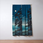 Spring Moon At Ninomiya Beach By Kawase Hasui Window Curtain Gallery Image 3