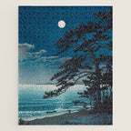 Spring Moon At Ninomiya Beach By Kawase Hasui Jigsaw Puzzle Gallery Image 1