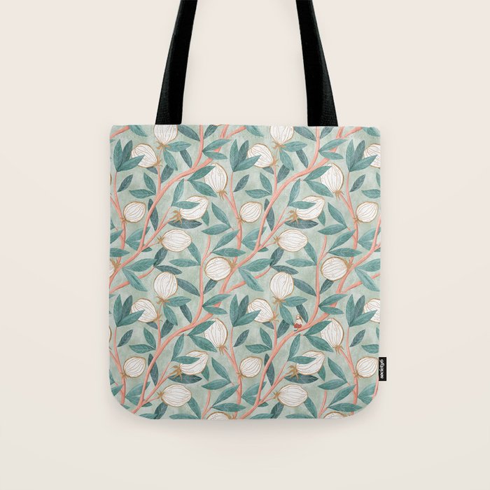Whimsical Fruit with little girl Tote Bag Gallery Image 1