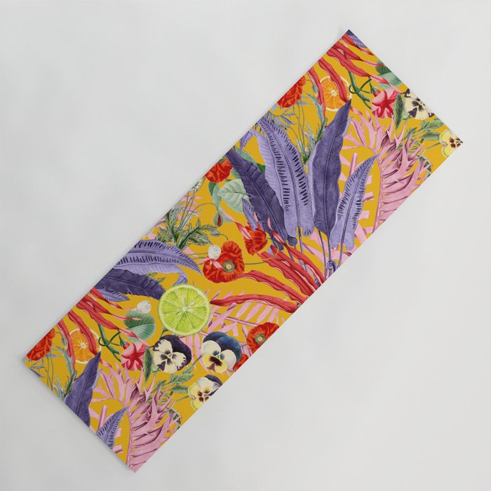 Summer Tropical Garden Yoga Mat Gallery Image 1