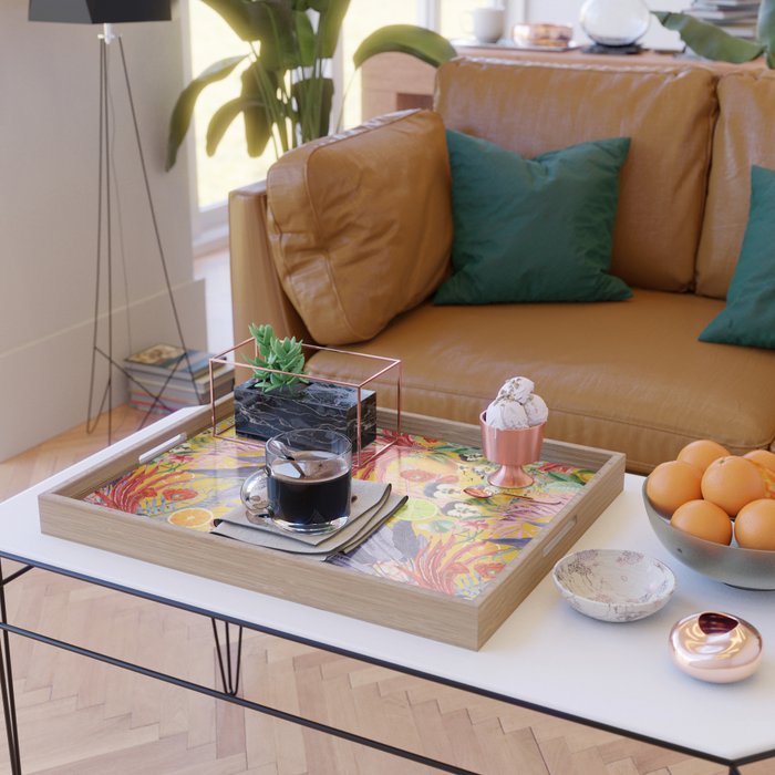 Summer Tropical Garden Serving Tray Gallery Image 2