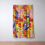 Summer Tropical Garden Window Curtain Gallery Image 3