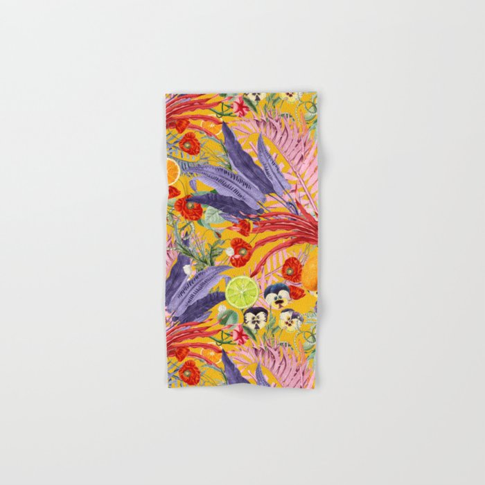 Summer Tropical Garden Bath Towel Gallery Image 1