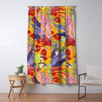 Summer Tropical Garden Window Curtain Gallery Image 5