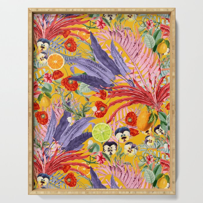 Summer Tropical Garden Serving Tray Gallery Image 1