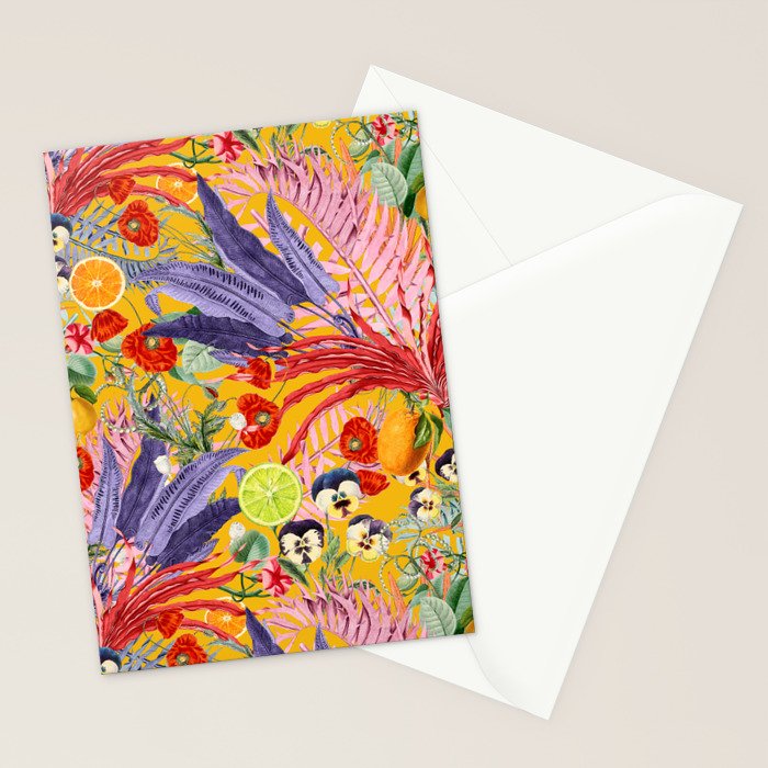 Summer Tropical Garden Stationery Card Gallery Image 2