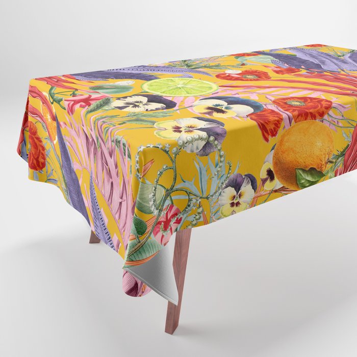 Summer Tropical Garden Tablecloth Gallery Image 1