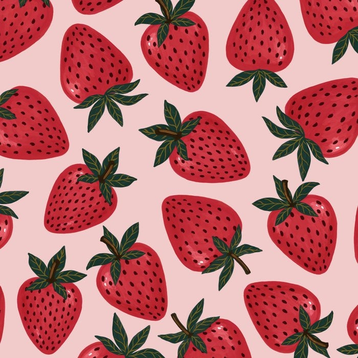 Gouache Strawberry in Pink Coffee Mug Gallery Image 2