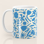 Blue flower nature art pattern Coffee Mug Gallery Image 3
