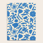 Blue flower nature art pattern Notebook Gallery Image 4